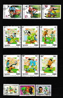 DIVERS FOOTBALL OBLITERES - Used Stamps