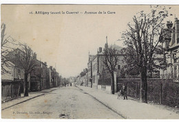 ARDENNES 08. ATTIGNY  AVENUE DE LA GARE - Attigny