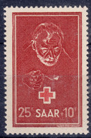 Saar Sarre 1950 Red Cross Mi#292 Mint Never Hinged - Neufs