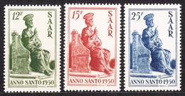 Saar Sarre 1950 Mi#293-295 Mint Never Hinged - Nuovi