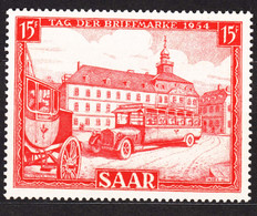 Saar Sarre 1954 Mi#349 Mint Never Hinged - Ongebruikt