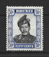 BRUNEI....KING GEORGE VI...(1936-52.)....." 1952..".......50c.........SG110a.........MH... - Brunei (...-1984)