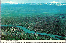 Oregon Portland Aerial View 1971 - Portland