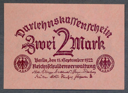 Pick 62 Ro 74 DEU-196   2 Mark 1922  UNC NEUF ! - 2 Mark