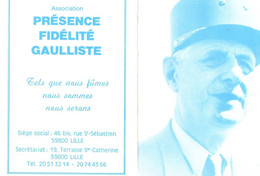 Calendrier De Poche De Gaulle Année 1988 Be - Formato Piccolo : 1981-90