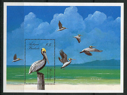 Antigua ** Bloc N° 136 - Oiseaux : Pélicans - Pélicans
