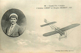 Bordeaux * Grandes Fêtes D'aviation * L'aviateur Gibert Sur Son Avion Monoplan Blériot - Bordeaux