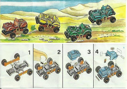 KINDER EU 1992 K93 105-106-107-108  BPZ Version OEU OFFENE BUGGY'S MIT GUMMIFEFEDERUNG BPZ - Instructions