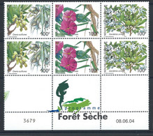 Nouvelle Calédonie N°919/21** (MNH) 08/06/2004 Coins Datés - Flore De La Forêt "Fleurs" - Unused Stamps
