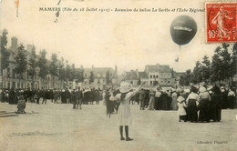 Mamers * Aviation * Fête Du 28 Juillet 1912 * Ascension Du Ballon La Sarthe Et L'Echo Régional * Montgolfière - Mamers