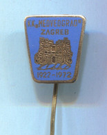 Bowling Club / Kegel Sport Club KK Medvedgrad Zagreb Croatia, Vintage Pin Badge Abzeichen, Enamel - Bowling