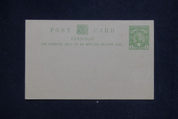 ZANZIBAR - Entier Postal Non Circulé  - L 132785 - Zanzibar (...-1963)