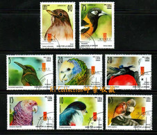 Cuba 2010 Animals Birds Fauna Parrots Nature Bird Of Prey Animal Parrot Fregata Magnificens Eagle Stamps USED - Used Stamps