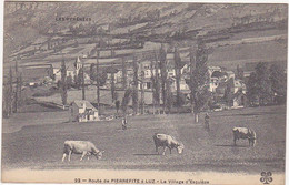 65 - LES PYRENEES - Route De PIERREFITTE à LUZ - Le Village D'Esquièze (Vaches) - Luz Saint Sauveur