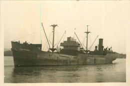 Delcampe - MAYSTONE * Carte Photo * Bateau Commerce Cargo Paquebot * Stone & Rolfe Compagnie Société - Handel