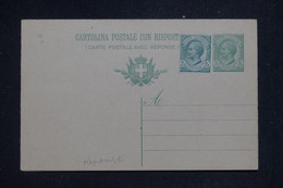 ITALIE - Entier Postal + Réponse, Non Circulé - L 132813 - Stamped Stationery