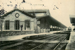 Gare D'auteuil * Paris 16ème * Ligne Chemin De Fer * Train Locomotive Machine * 1908 - Distretto: 16