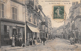 94-VILLENEUVE-SAINT-GEORGES- LA RUE DE PARIS - Villeneuve Saint Georges