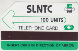 SIERA LEONE - Black Logo SLNTC (Urmet Patent), 100 U ,used - Sierra Leona