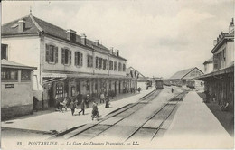 PONTARLIER DANS LE DOUBS La Gare Des Douanes Françaises En 1913  EXTRA PORT OFFERT - Pontarlier