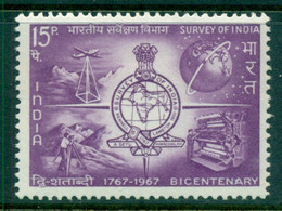 India 1967 Survey Of India Bicent. MUH - Unused Stamps