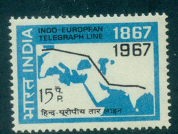 India 1967 Indo-European Telegraph MUH - Unused Stamps