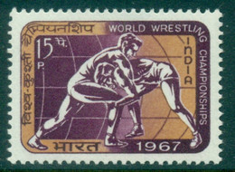 India 1967 Wrestling MUH - Unused Stamps