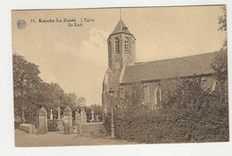 CPA-KNOCKE-LE-ZOUTE " L'Eglise -De Kerk " - Knokke