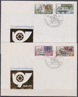 DDR FDC1990 Nr.3354 - 3357 500 Jahre Internationale Postverbindungen In Europa (d 6486 )günstige Verandkosten - 1981-1990