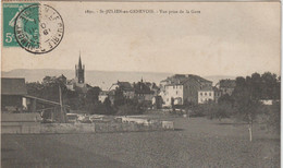 Haute Savoie : ST  JULIEN  En  GENEVOIS  : Vue  Prise De  La  Gare  , 1911 - Saint-Julien-en-Genevois