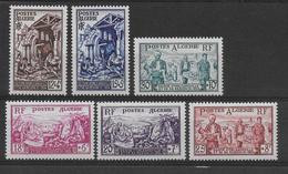 ALGERIE - 1954 - YVERT N°319/324 ** MNH - SEISME ORLEANSVILLE - COTE = 29 EUR. - - Ongebruikt