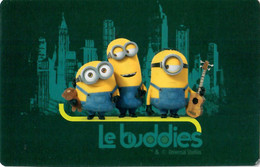 Carte Card Carrefour - LES MINIONS -  LES BUDDIES Guitare Ours Peluche - Other & Unclassified