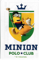 Carte Card Carrefour - LES MINIONS -  MINION POLO CLUB Avec Un Corgis Chien - Autres & Non Classés