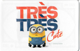 Carte Card Carrefour - LES MINIONS -  TRES TRES CUTE - Autres & Non Classés