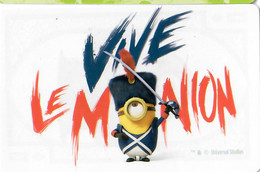 Carte Card Carrefour - LES MINIONS -  VIVE LE MINION La Révolution - Andere & Zonder Classificatie