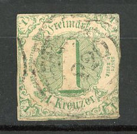 T Und T  SUD- Yv. N° 36 Mi. N° 20  (o) 1k Vert-jaune Cachet 220 FRANKFURT  Cote 10  Euro  BE  2 Scans - Thurn And Taxis