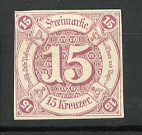 T Und T  SUD- Yv. N° 40 Mi. N° 24  * 15k Lilas   Cote 2,25  Euro  BE 2 Scans - Thurn And Taxis