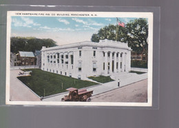 Cpa : USA    Etats-Unis   Manchester   New Hampshire  Building    N.H : Carte écrite - Manchester