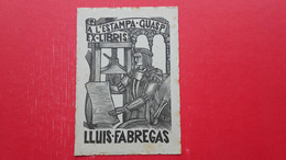 Ex-Libris.Lluis Fabregas.Guasp.Palma De Mallorca - Marque-Pages