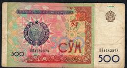 UZBEKISTAN P81 500 SOM 1999  FINE NO P.h. ! - Uzbekistán