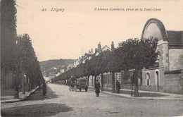 CPA FRANCE - 89 - JOIGNY - L'avenue Gambetta - Prise De La Demi Lune - Véhicule Animation - Joigny