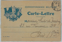 75142 - FRANCE - Postal History - Military POSTAL STATIONERY CARD  1918 - Other & Unclassified