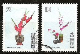 Taiwan 1986 N°Y.T. : 1604 Et 1607 Obl. - Oblitérés