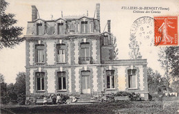 CP FRANCE - 89 - VILLIERS ST BENOIT - Chateau Des Comtes - Oblitérée - Otros & Sin Clasificación