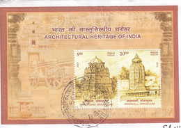 INDIA 2707-2708,used,cut On Paper - Blocchi & Foglietti