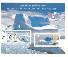 INDIA Block 78,unused - Antarctische Fauna