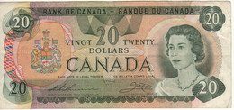 CANADA  $ 20 Dollars  P93c  1979 ( Queen Elizabeth II - Lake Moraine, Rocky Mountains At Back   Sign. Thiessen & Crow) - Canada