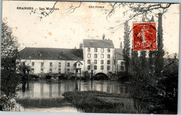 Branges Canton De Louhans Les Moulins Water Mill Cpa Voyagée En 1912 En B.Etat - Sonstige & Ohne Zuordnung