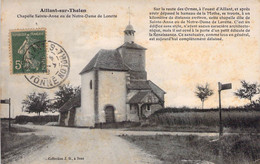 CP FRANCE - 89 - AILLANT SUR THOLON - Chapelle Sainte Anne Ou De Notre Dame De Lorette - Collection JD SENS - Aillant Sur Tholon