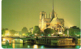 Notre  Dame Paris Carte  Calendrier Calendar 1997 France  (salon 197) - Sonstige & Ohne Zuordnung